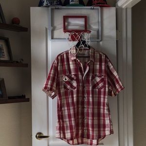No Retreat Short Sleeve Button-up Size XXL